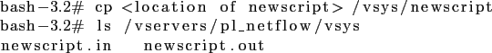 \begin{lstlisting}
bash-3.2 ...