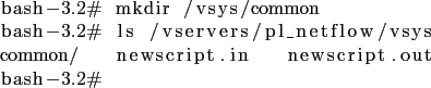 \begin{lstlisting}
bash-3.2 ...