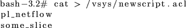 \begin{lstlisting}
bash-3.2 ...